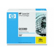 HP Q1338D Nr. 38A 2x cartridges, black