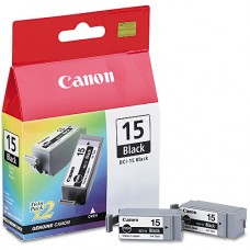Canon BCI-15BK ink cartridge twinpack, black