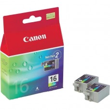 Canon BCI-16 ink cartridge twinpack, color