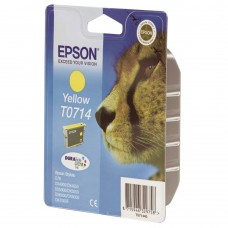 Epson T0714 ink cartridge, yellow