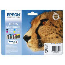 Epson T0715 ink cartridges, multipack